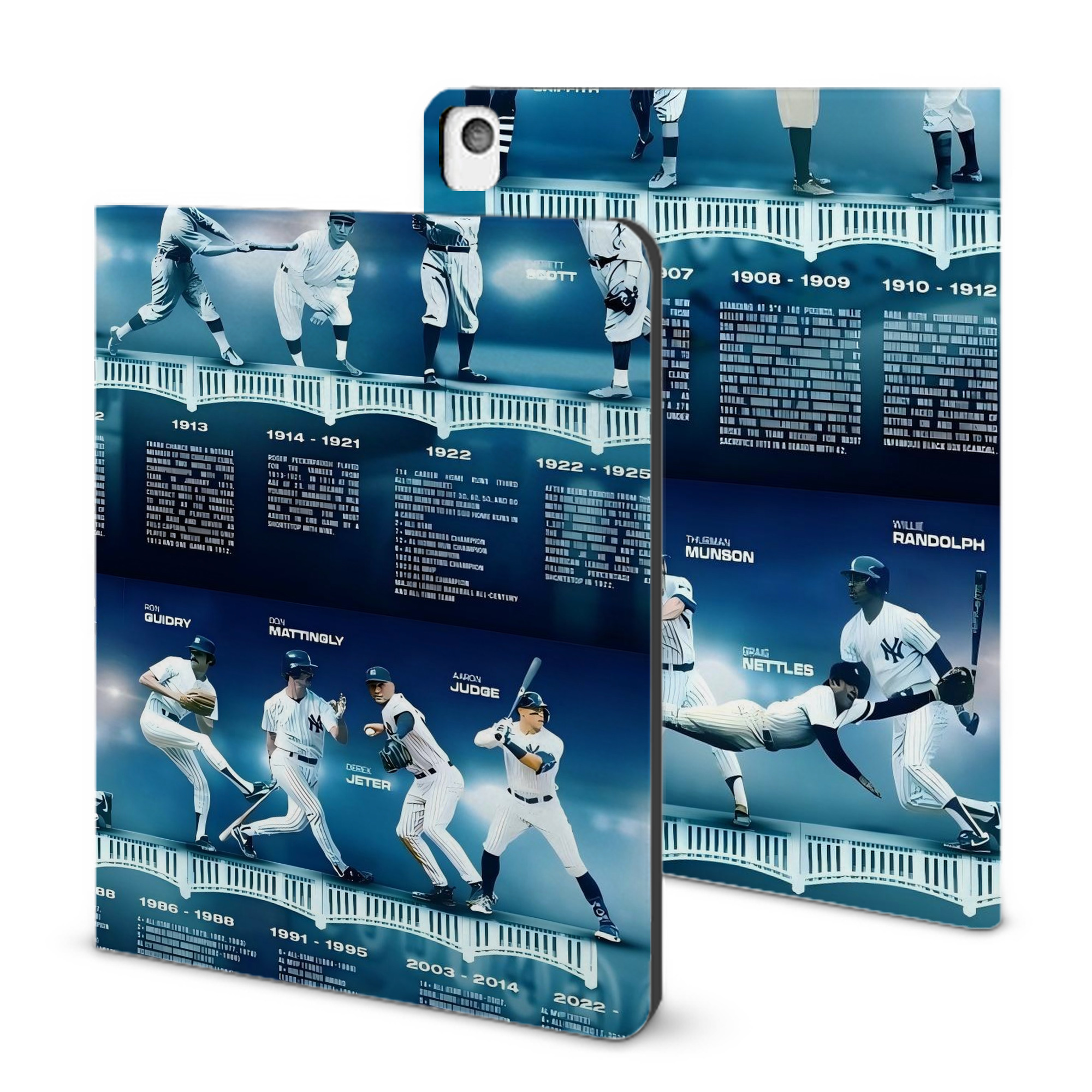 New York Yankees 243 IPad Book-Style Case With Pencil Slot – Slim PU & TPU Cover – Full Protection, Precise Fit, Water & Scratch Resistant